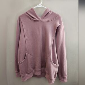 Latched Mama Pink Mauve Hoodie Sweatshirt Nursing Breastfeeding Cozy Comfy 1X